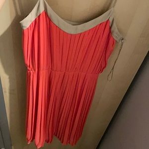 Mango Dress, size M, coral color. No tags, never worn